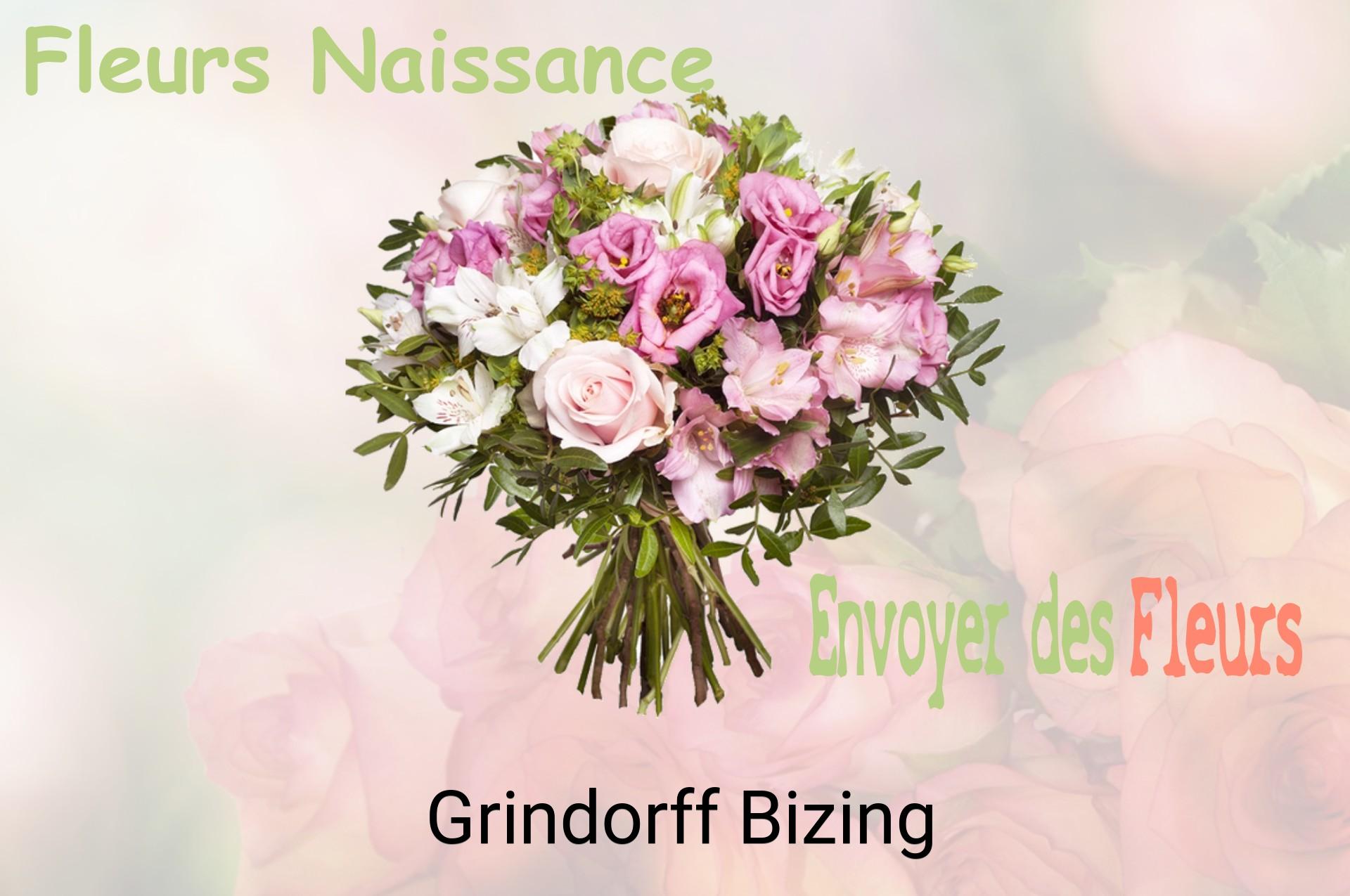 Bouquet de fleurs de naissance livré à Grindorff-Bizing